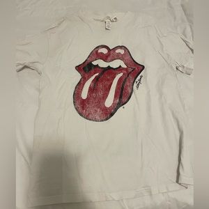 H and M rolling stones oversized t shirt